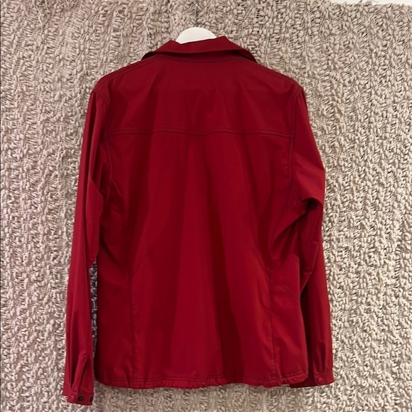 REI Outdoor Red Jacket with Zip Uo Pockets Size Large - Picture 10 of 11
